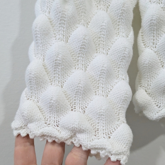 See By Chloé Cloud Dancer Checker Knit Sweater - Picture 2 of 7